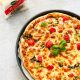 pizza cu fructe de mare și mozzarella Gourmet