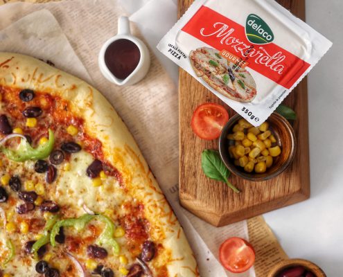 pizza vegetariană cu mozzarella Gourmet