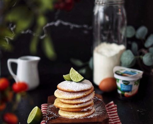 biscuiți cu cremă de brânză pufoasă Delaco