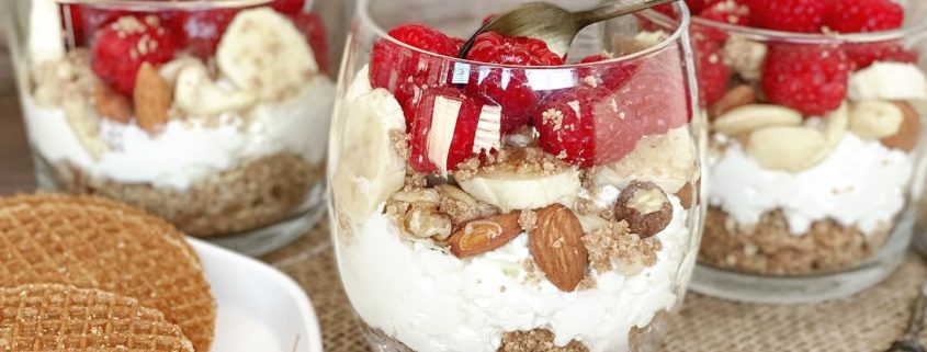 Mic dejun rapid cu brânză cottage Delaco