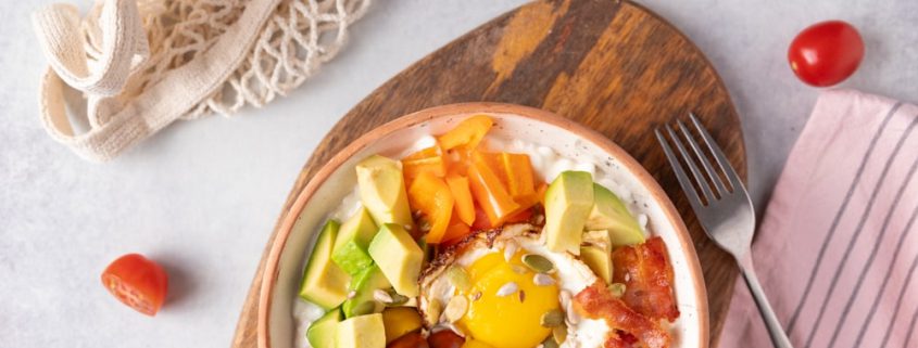 cottage mix sărat pentru mic dejun Delaco