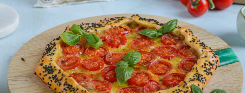 galette cu mozzarella fresca