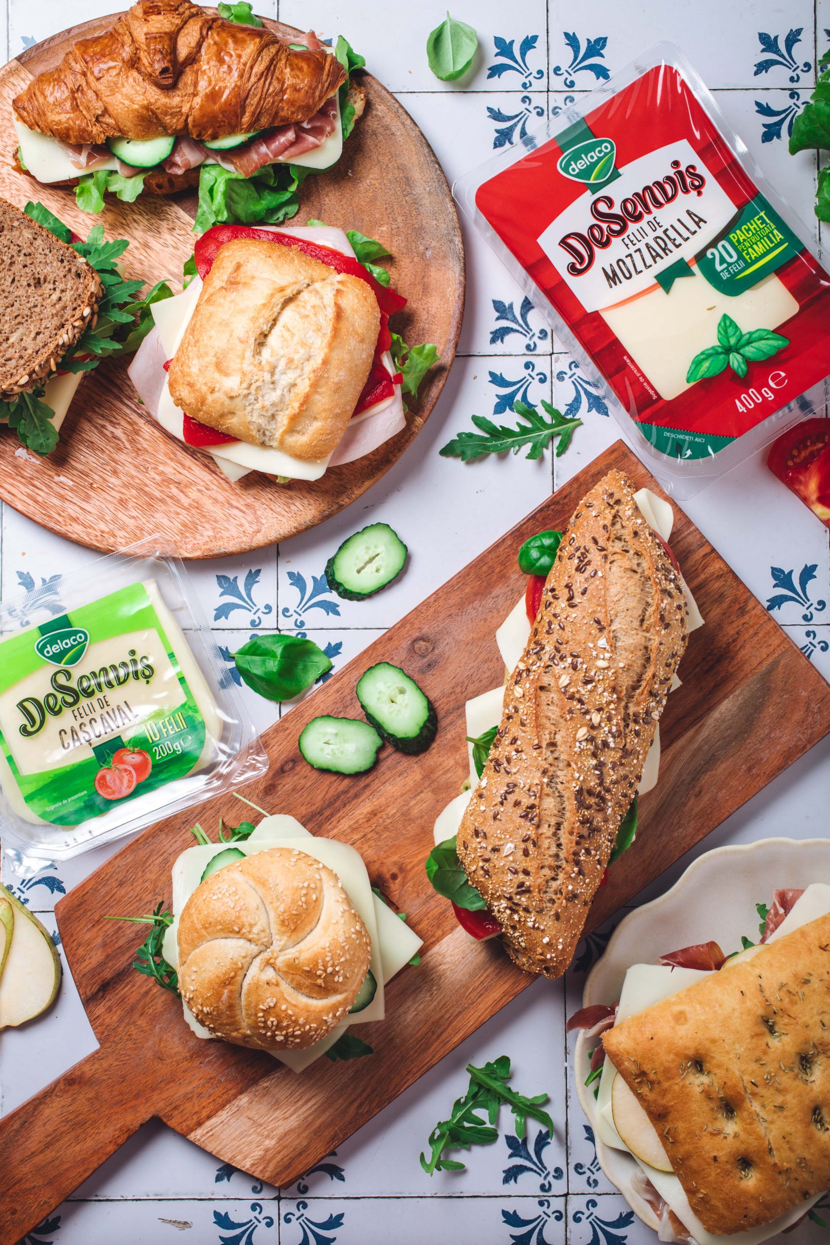 idei de sendvisuri rapide cu cascaval DeSenvis