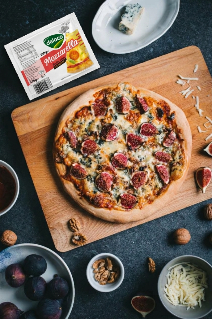 Pizza cu smochine si mozzarella Gourmet Delaco
