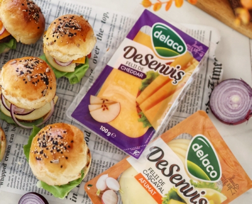 mini burgers cu felii DeSenvis Delaco