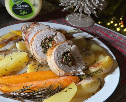 rulada de porc cu cascaval Sofia