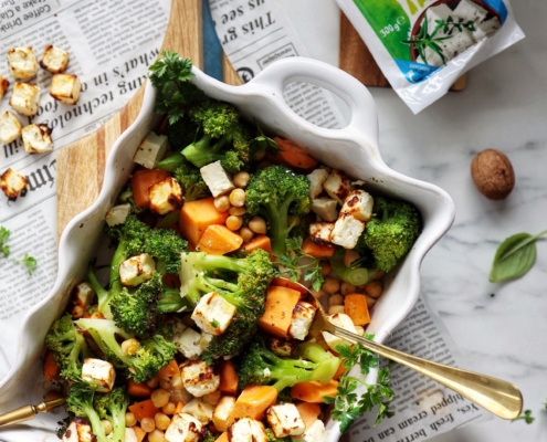 legume la cuptor cu telemea