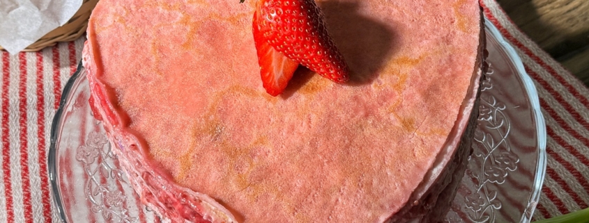 tort de clatite cu crema de mascarpone