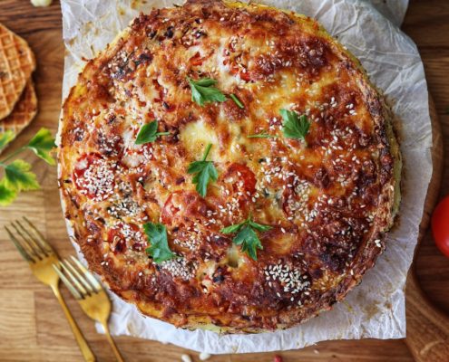 tarta de cartofi cu mozzarella Gourmet