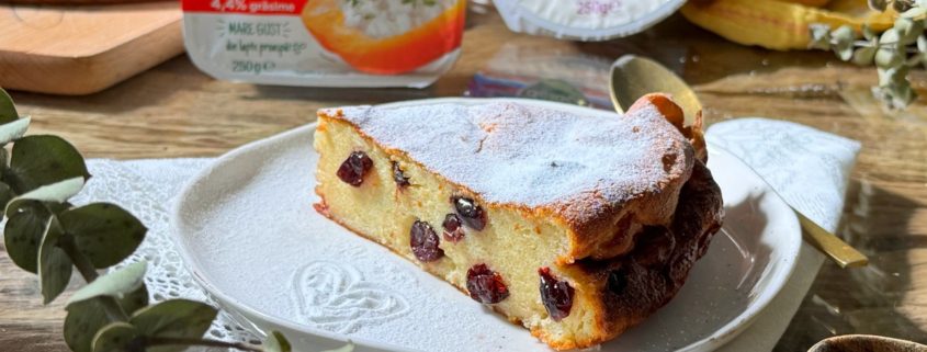 Pasca fără aluat cu mascarpone Delaco și brânză de vaci