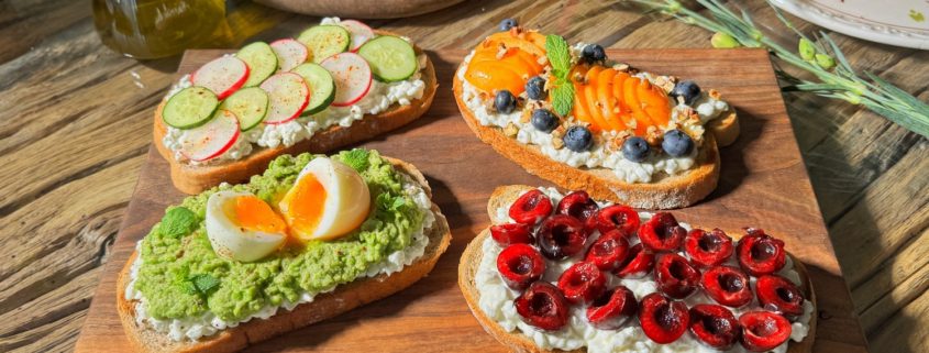 idei de cottage toast cu branza cottage Delaco