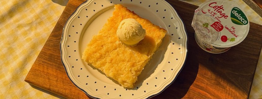 Lemonopita cu lămâie și brânză cottage Delaco – reinterpretare portokalopita