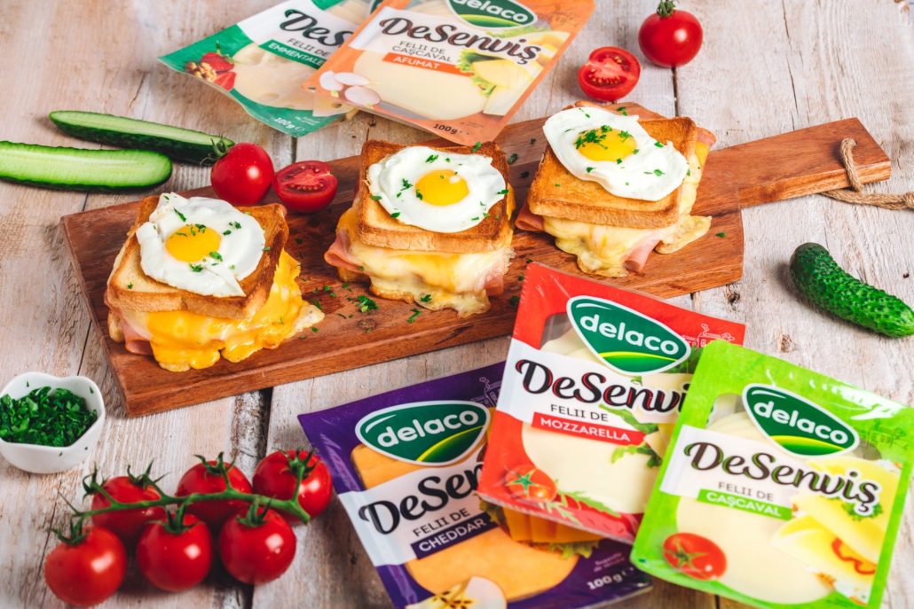 Croque Madame reinventată cu brânzeturi DeSenvis