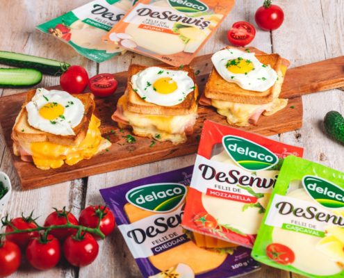 Croque Madame reinventată cu brânzeturi DeSenvis