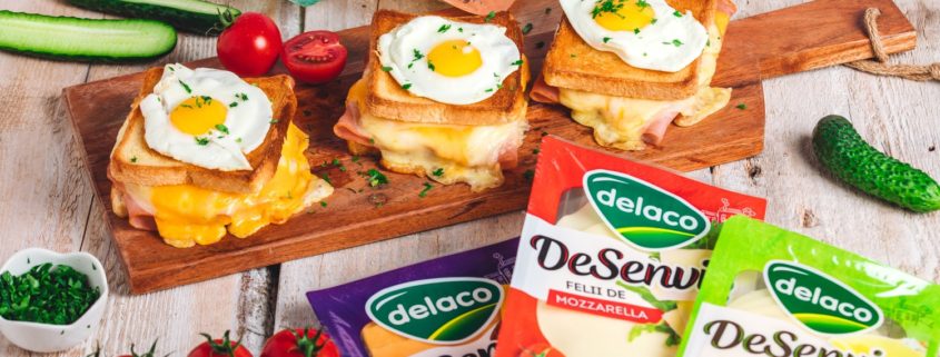 Croque Madame reinventată cu brânzeturi DeSenvis
