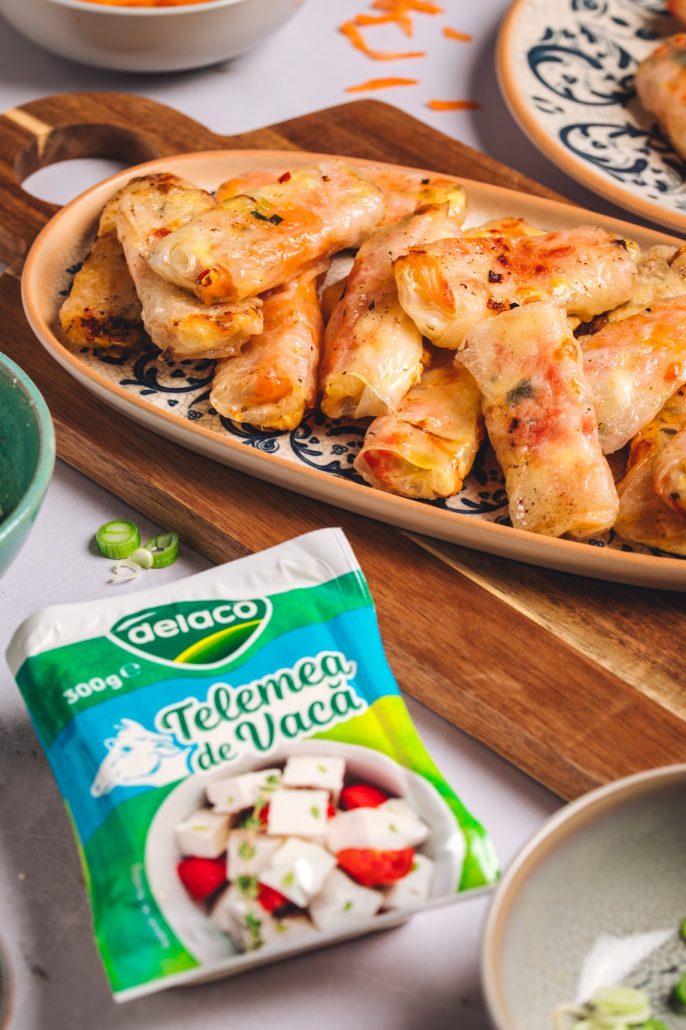 rețetă de pachețele de primăvară cu legume