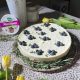 cheesecake fără coacere cu mascarpone Delaco și topping de fructe