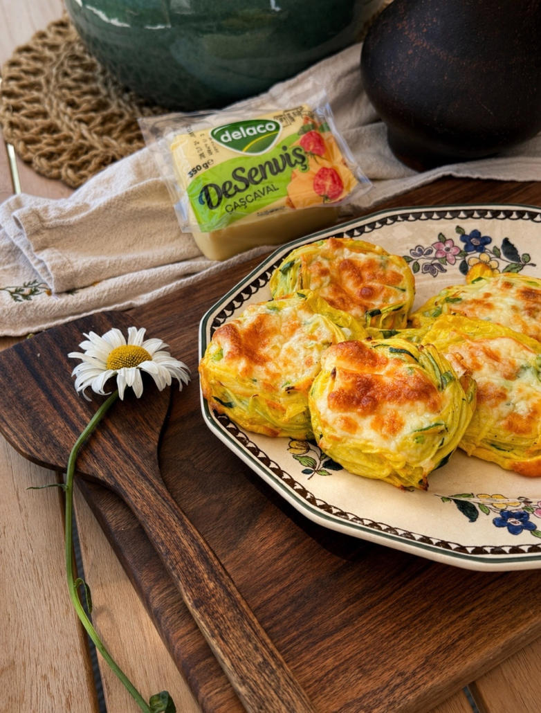 Aperitiv cu cartofi, zucchini, morcovi și cașcaval DeSenviș