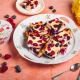 Cheesecake proteic cu branza cottage fructe de padure